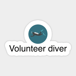 Volunteer diver Sticker